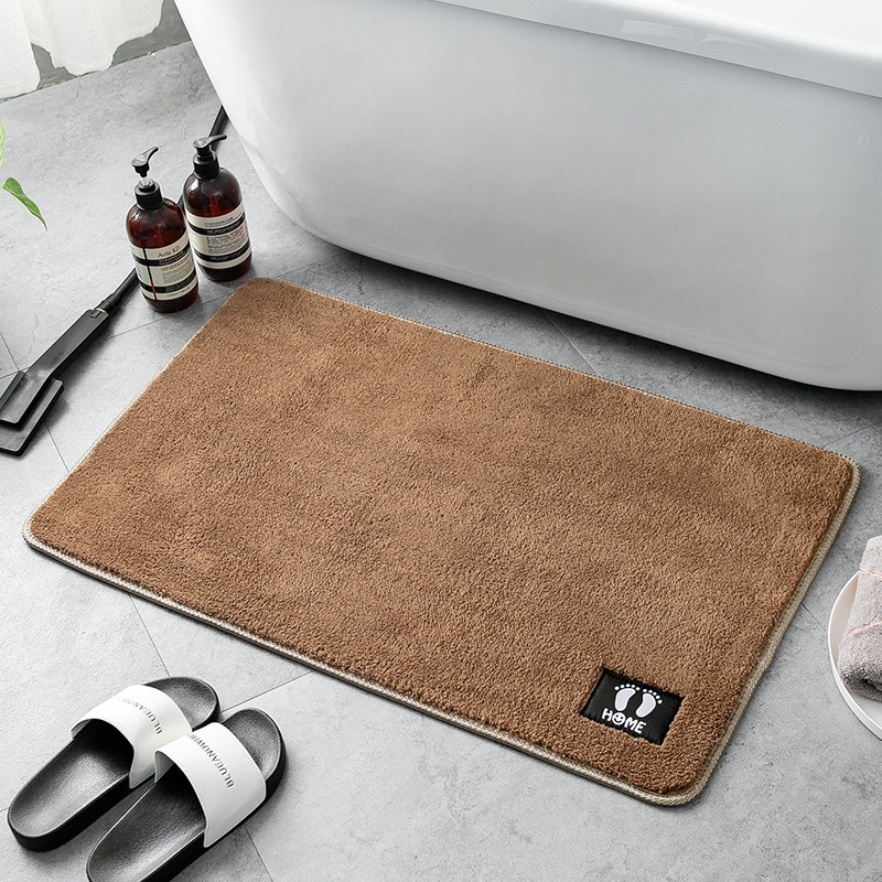Thảm Lau Chân Lông Cừu Thảm Chùi Chân Lông Len Siêu Thấm Đế Cao Su Chống Trơn Trượt Tiện Dụng Giá Rẻ Size 40 x 60 cm