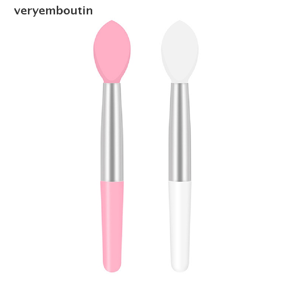 [Hàng mới về] Bộ 10 cọ trang điểm môi mini bằng silicone