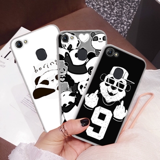 Ốp Lưng Mềm Trong Suốt Hình Gấu Trúc Vui Nhộn Cho Oppo F5 A73 F7 F9 R9S F9 Pro Reno 2 2f 2z 3 4 4g 4 Pro 4g 133c