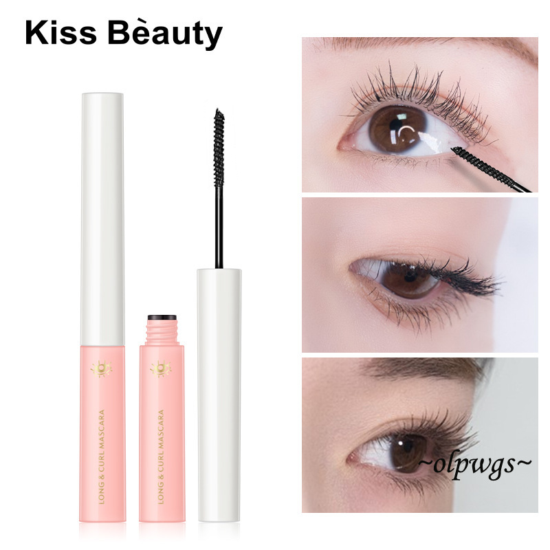 (hàng Mới Về) Mascara Kiss Beauty Chống Thấm Nước Lâu Trôi Chuốt Cong Mi