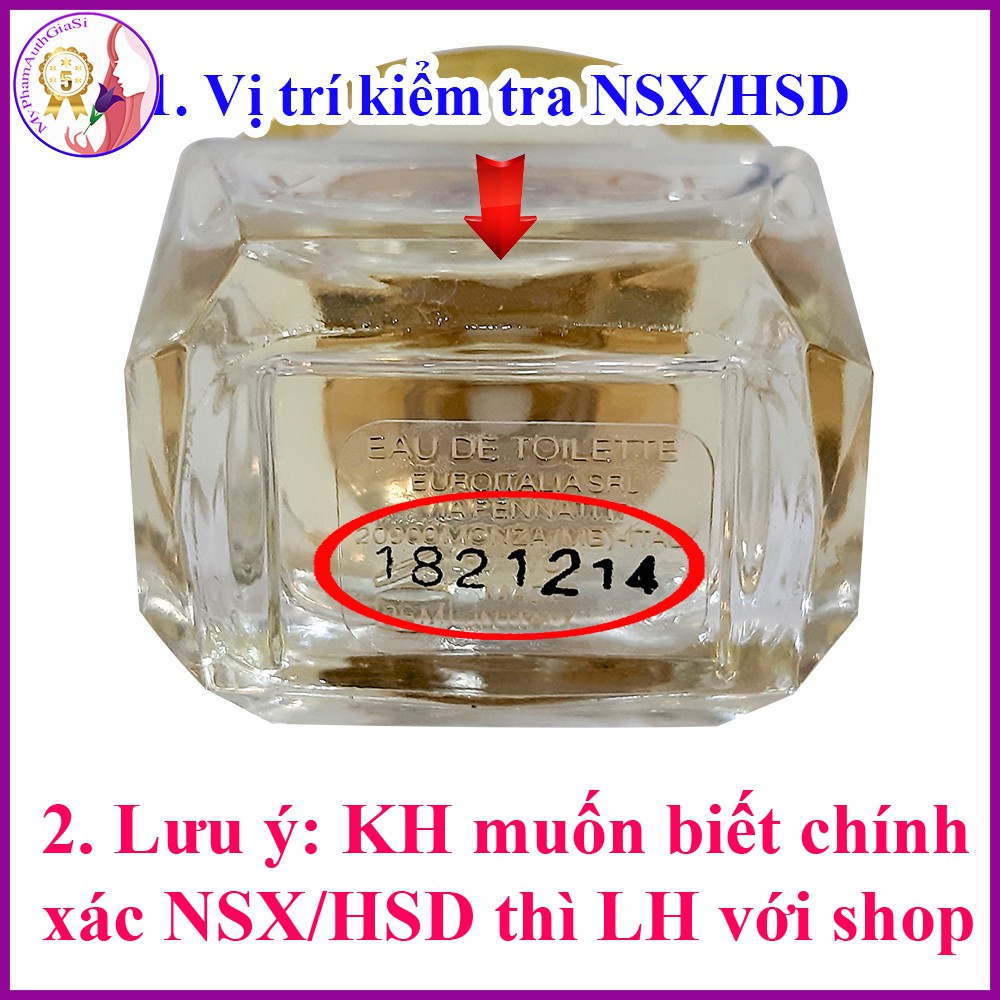 Nước Hoa Mini Nữ Kim Cương Vàng VERSACE Yellow Diamond Sang Trọng 5ml Chính Hãng Italia