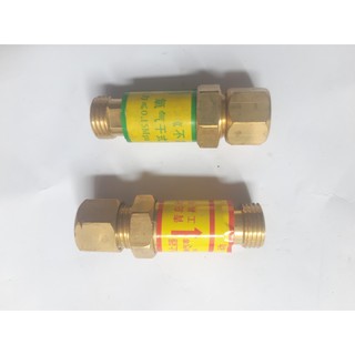 Bộ Van chống cháy ngược oxy- ga lắp đồng hồ oxy ga