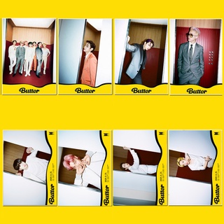 (nhiều mẫu mới nhất) 8 Poster A4 BUTTER BTS
