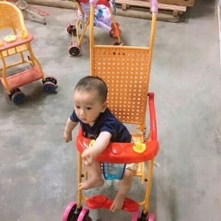[Trợ giá]Xe đẩy mây gấp gọn cho bé