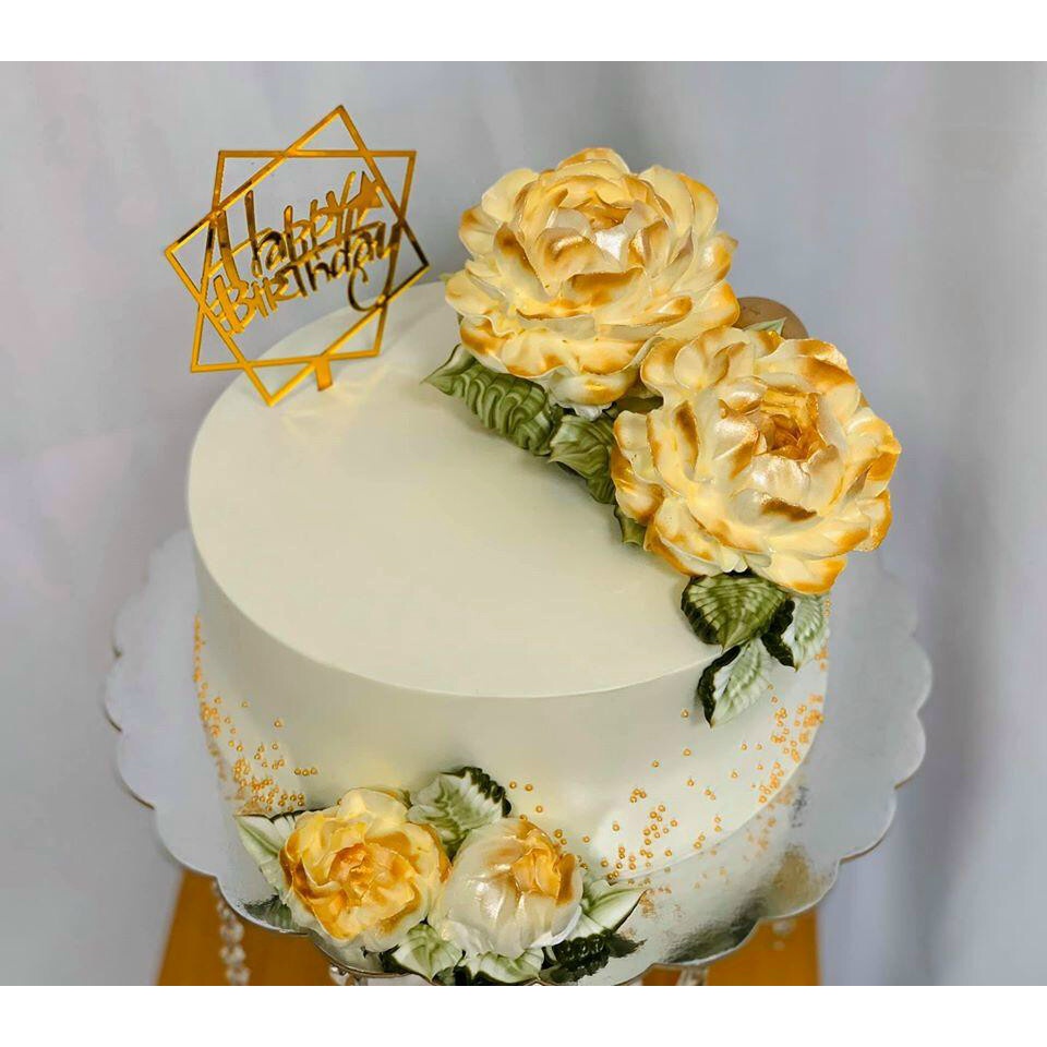 Màu Phun Nhũ Kim Bạc Trang Trí Bánh Kem, Bánh Sinh Nhật - 10g