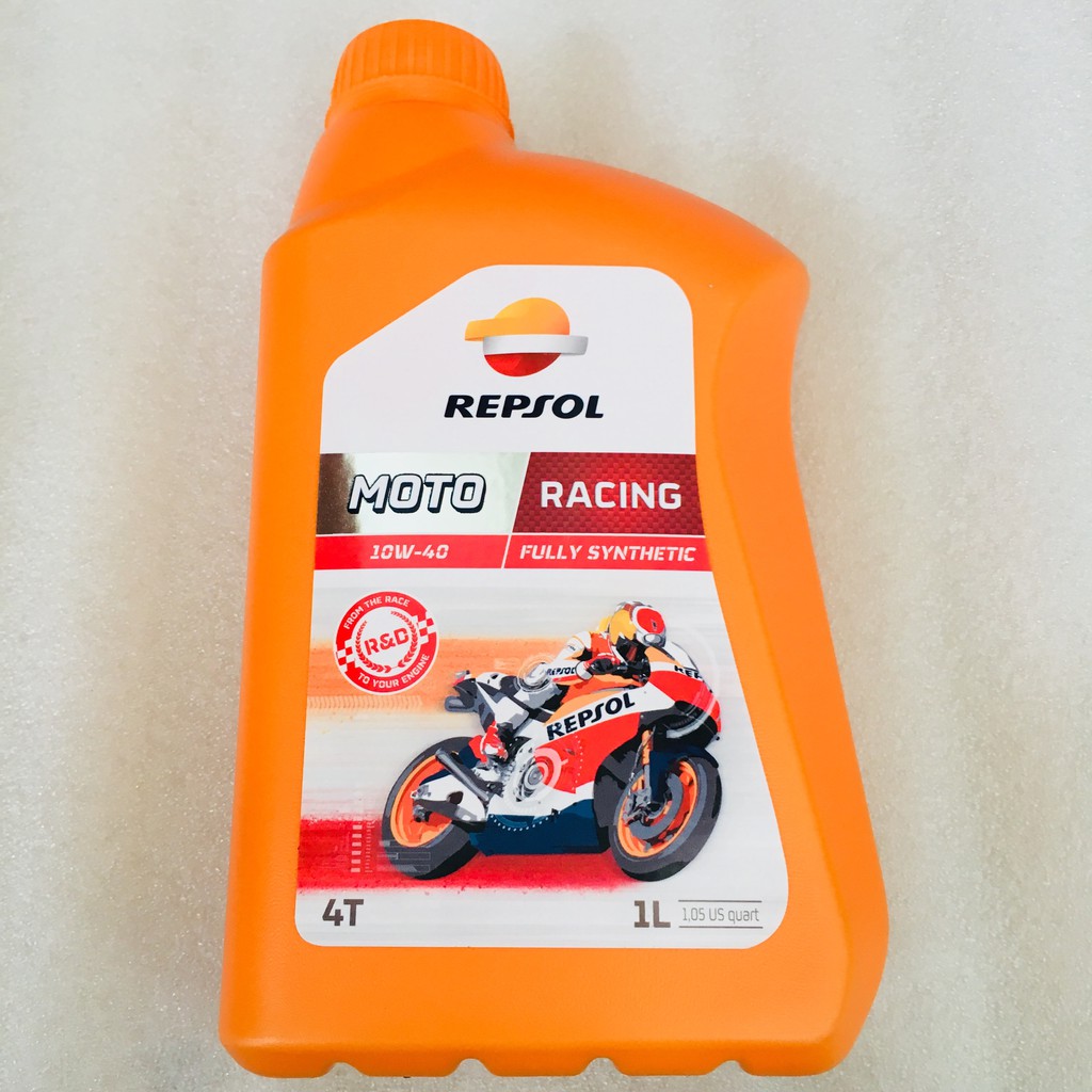 NHỚT REPSOL RACING 10W-40 TỔNG HỢP HOÀN TOÀN