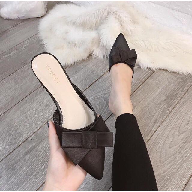 SU1_Dép sục nơ lụa siêu xinh