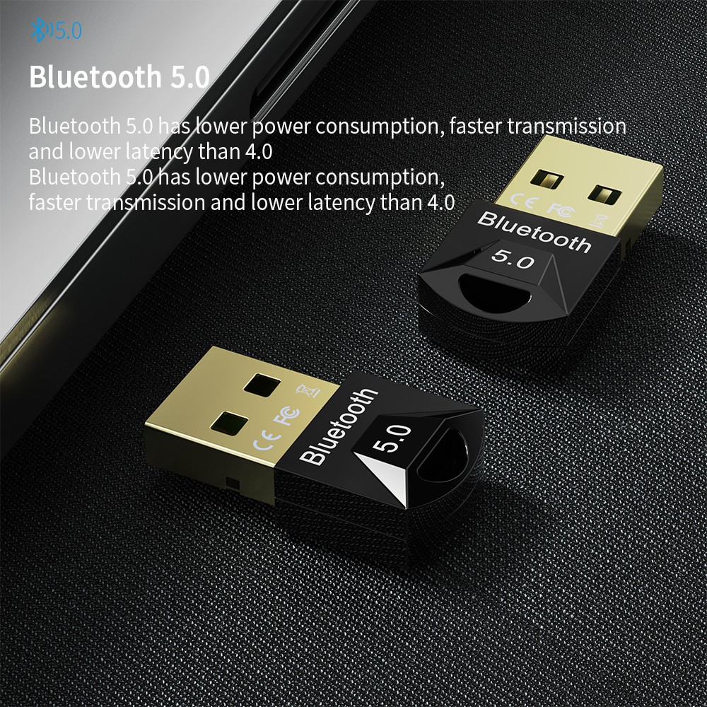 ESSAGER Bộ Thiết Bị Thu Phát Bluetooth 5.0 Cho Pc Ps4 Aux Audio Bluetooth 5