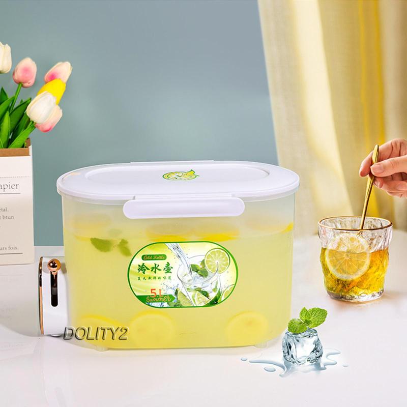 Bình Đựng Nước / Nước Chanh Kèm Vòi Tiện Dụng Cho Gia Đình / Ngoài Trời