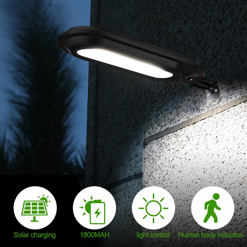 Đèn Led 18 Bóng Gắn Tường Sử Dụng Năng Lượng Mặt Trời Chống Thấm Nước Trang Trí Sân Vườn