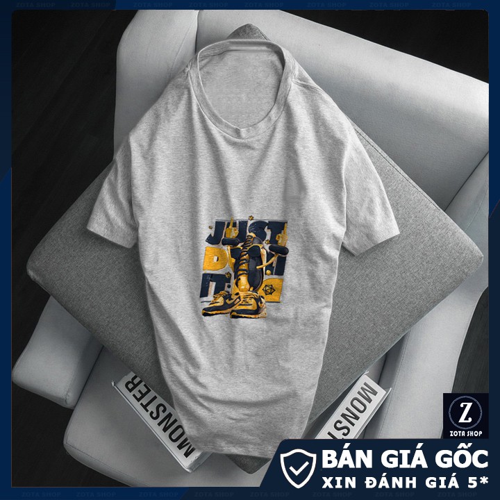 Áo thun nam ngắn tay❤️ Freeship 50k❤️ chất dày mịn in 3D JUST - NZ02