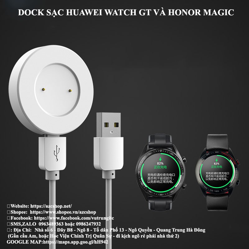 Dock Sạc Huawei Watch GT2 GT1 và Honor Magic 2 Maigc 1