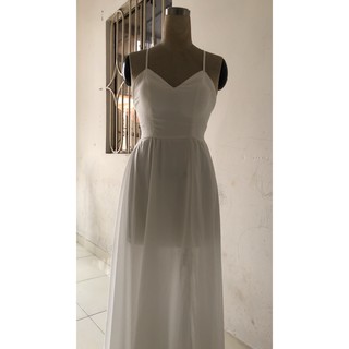 đầm maxi cúp ngực đan dây