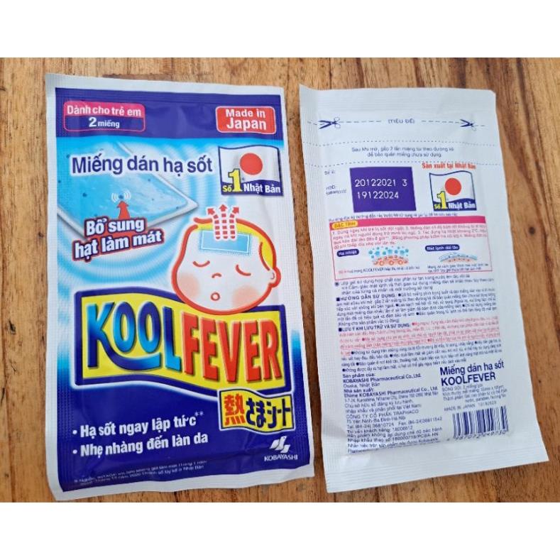 Miếng dán hạ sốt KOOLFEVER - made in Japan