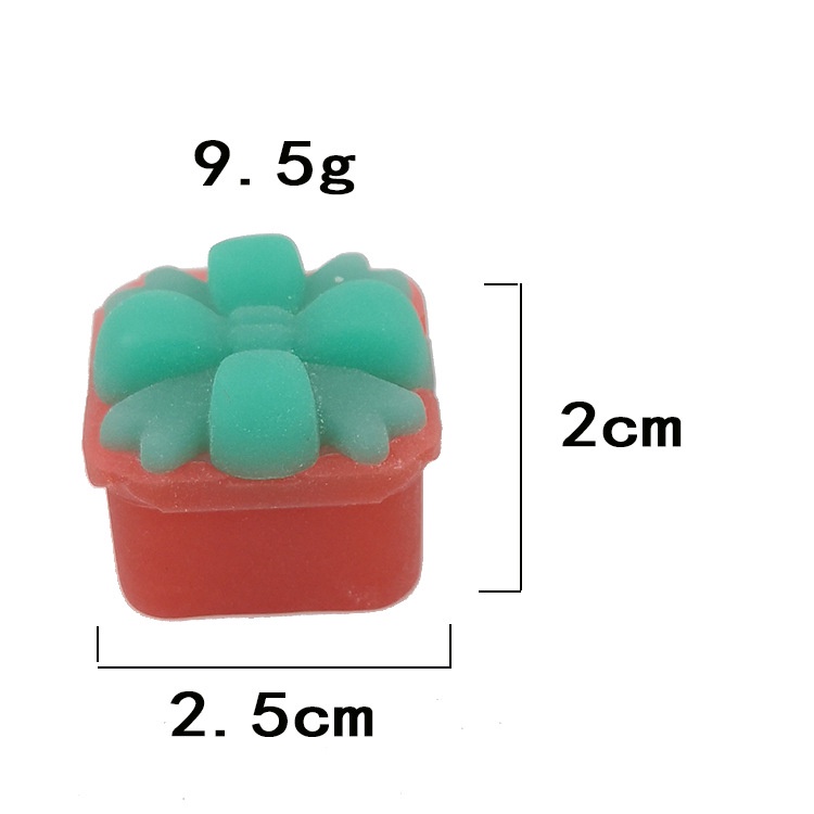 FEPITO Đồ chơi Squishy ngẫu nhiên Đồ chơi giáng sinh Squishy Đồ chơi giáng sinh Động vật giảm căng thẳng Đồ chơi trẻ em Mini Mochi Động vật Đồ chơi Mochi Mèo Squishy Đồ chơi Mochi