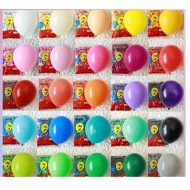 Sét 10 vỏ quả bóng bay dùng trang trí sinh nhật, tiệc cưới 30cm