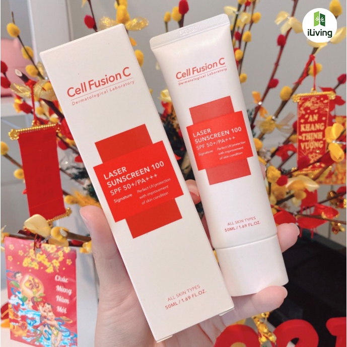 Kem Chống Nắng Cell Fusion C Laser Sunscreen 100 SPF50+/PA+++ 50ml_hakio.offical | BigBuy360 - bigbuy360.vn