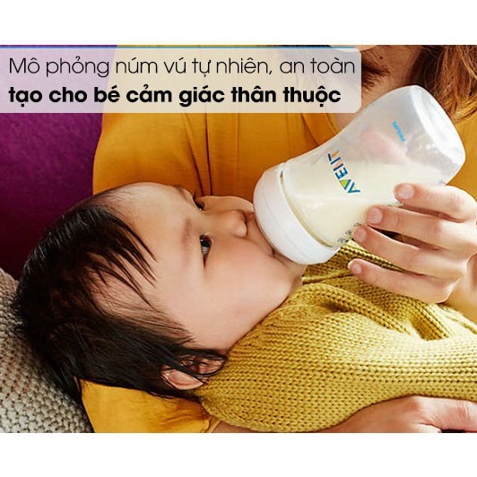 [Siêu rẻ] Bình sữa Avent Natural 125ml, 260ml