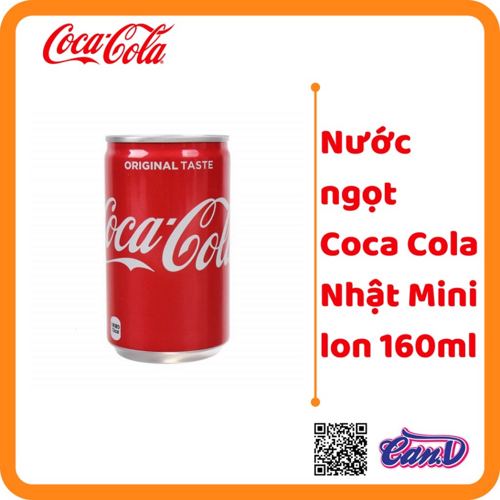 Nước ngọt Coca Cola Nhật Mini lon 160ml [Sale Toàn Shop]
