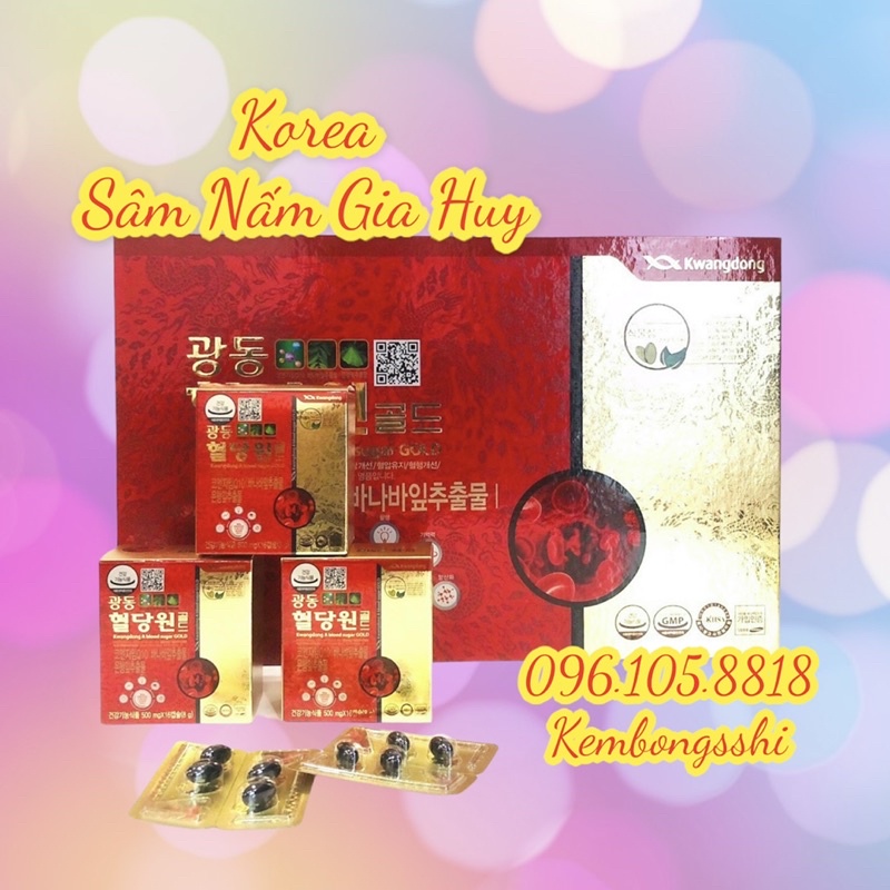 [HÀNG MỚI] Viên Uống Ổn Định Huyết Áp, Tiểu Đường, Mỡ Máu Hàn Quốc