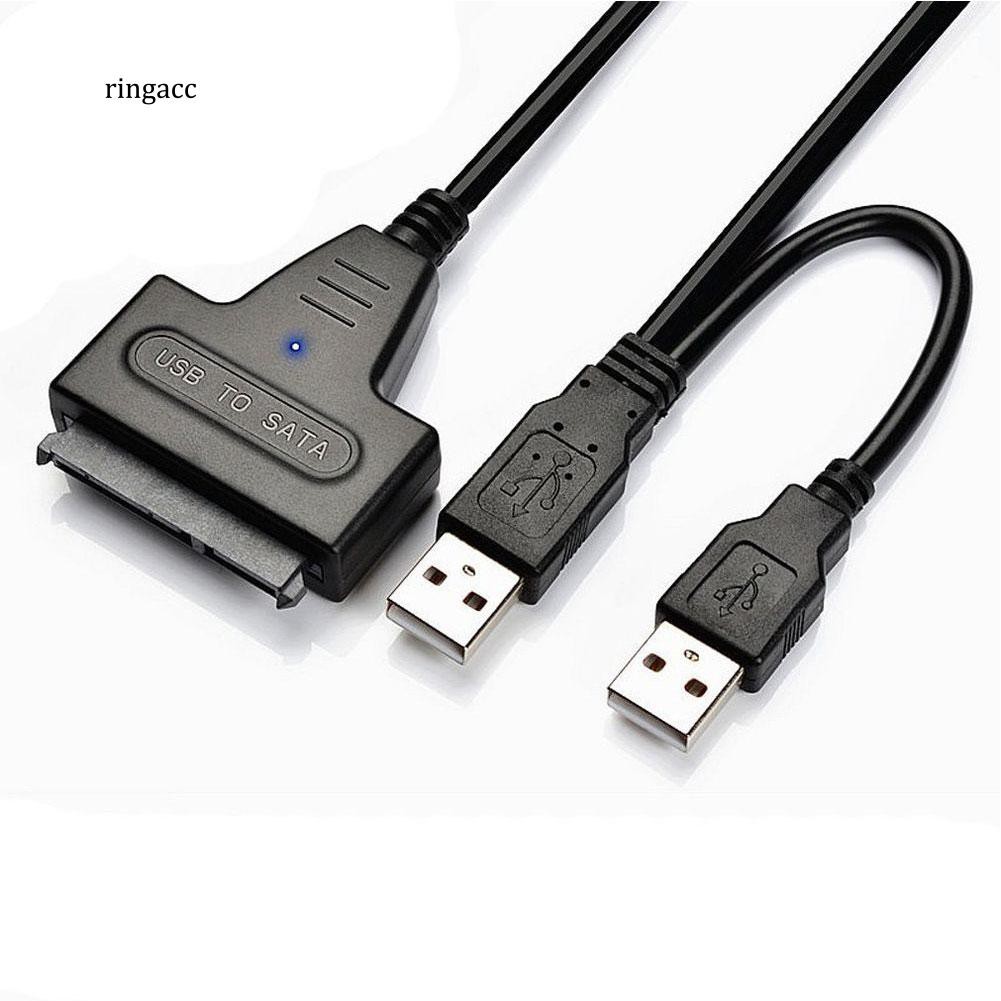 Cáp chuyển đổi SATA 7+15 Pin sang USB 2.0 cho ổ đĩa cứng HDD 2.5 inch | BigBuy360 - bigbuy360.vn