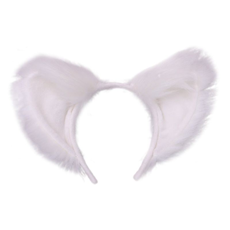 Băng Đô Tai Lông Giả Hóa Trang Halloween Độc Đáo