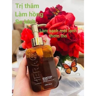 Dung dịch vệ sinh phụ nữ hồng mịn se khít hera evatop lady wash - chai 120 ml