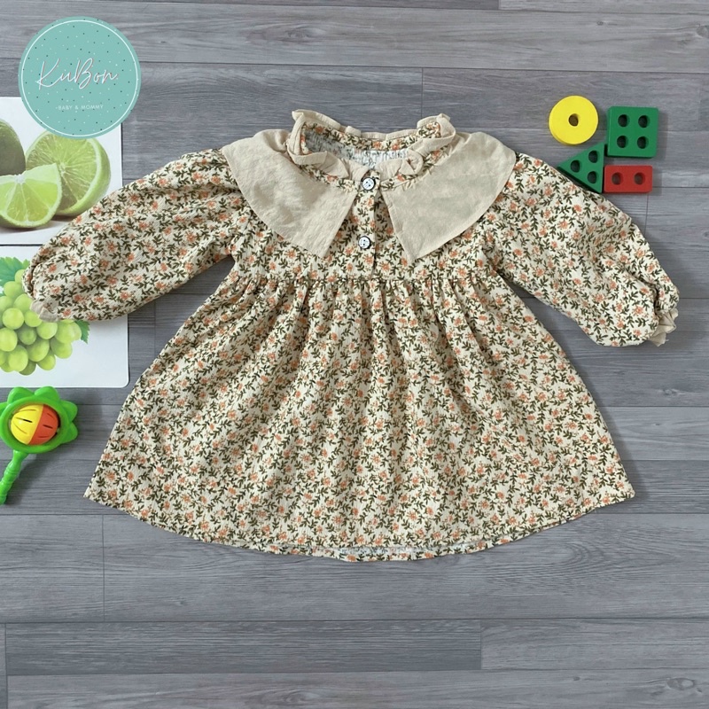 Váy nhung tăm bé gái size 80-140