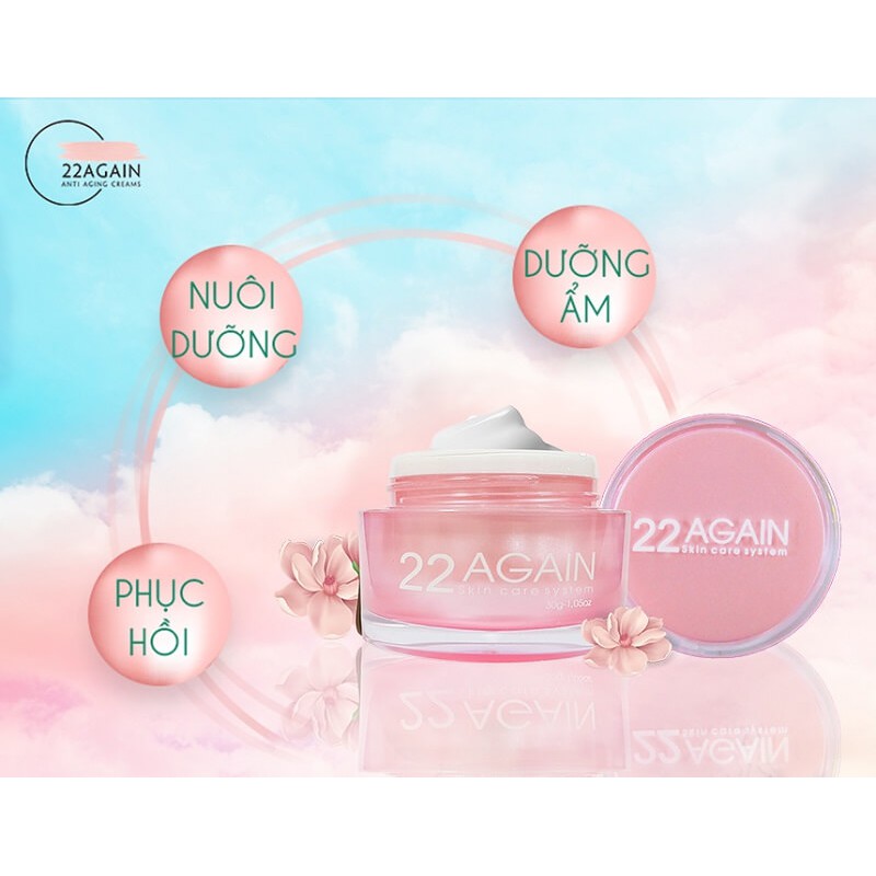 KEM DƯỠNG DA MẶT 22 AGAIN - BÍ QUYẾT VÀNG CHO LÀN DA TRẮNG SÁNG