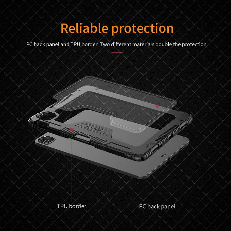 Bao da Nillkin Bumper cho iPad Pro 12.9/11.0 inch 2018/2020/2021/Air 4/3/10.9/10.5/10.2/Gen 7/8/9.7 2017/2018/Mini 4/5 | BigBuy360 - bigbuy360.vn