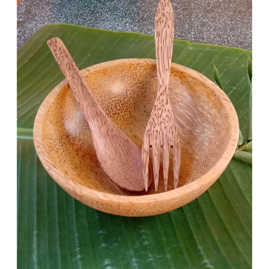 Tô Canh Tròn Gỗ Dừa| YESCOCO XƯỞNG SX