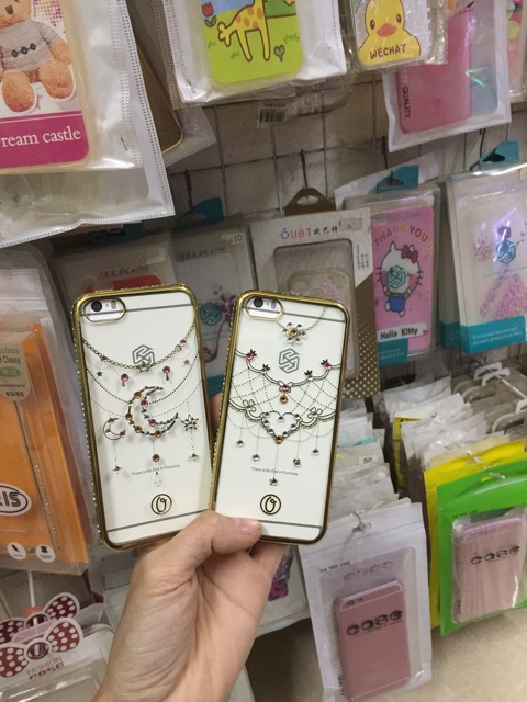 Ốp Ip5/5s Dẻo Đính Đá FASHION CASE Đẹp Mely