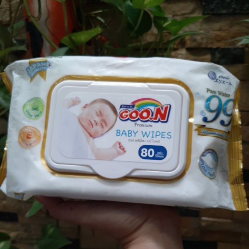 khăn ướt trẻ em 80 tờ goon premium