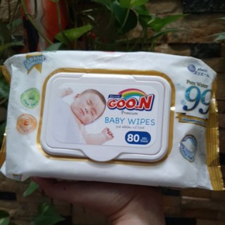 Khăn ướt trẻ em 80 tờ goon premium