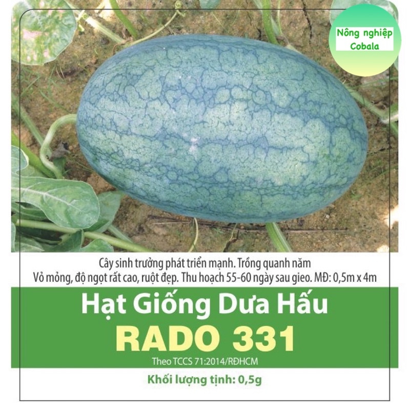 Hạt Giống Dưa Hấu Sai Trái 0.1gr