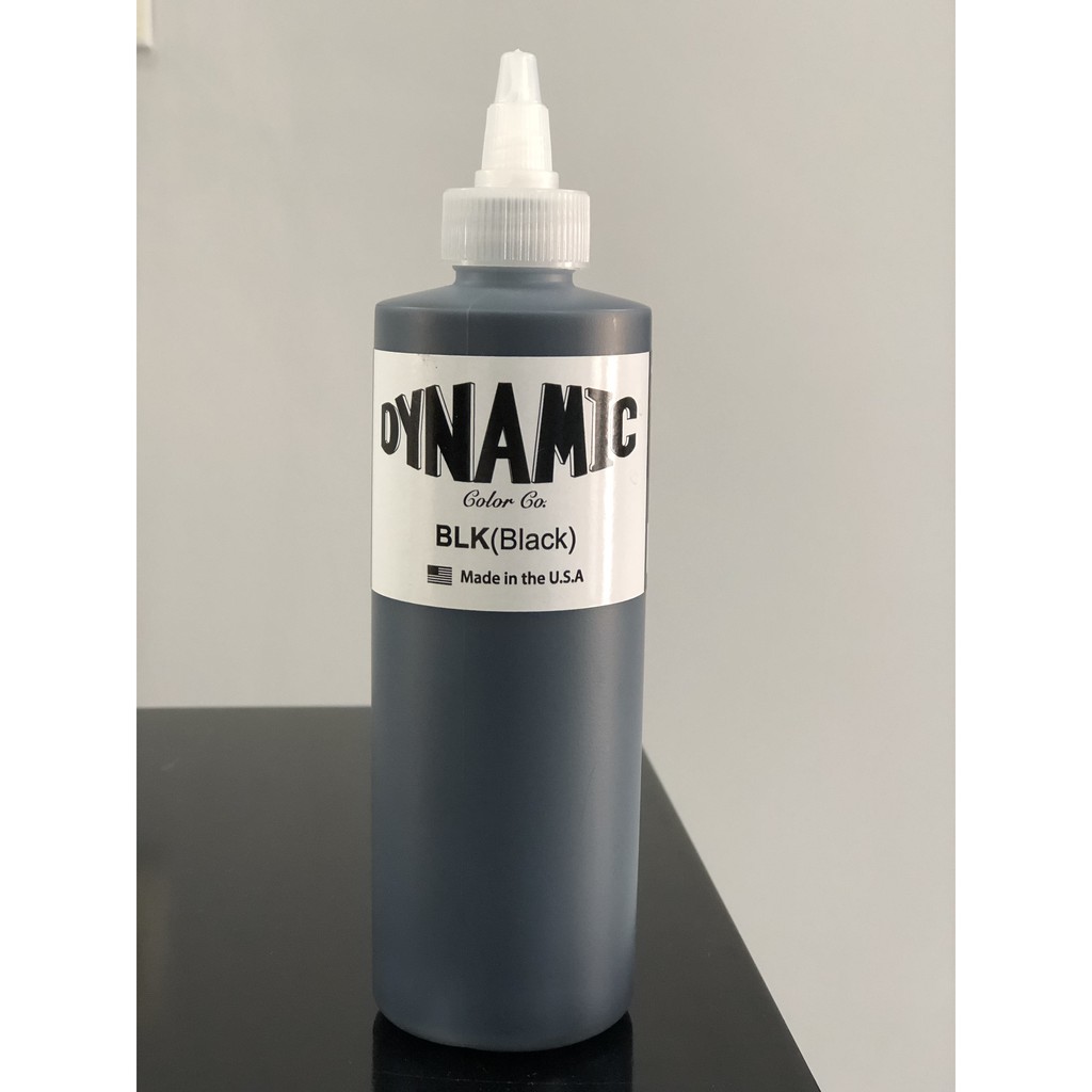 Mực xăm Dynamic Tattoo ink Black 240ml date 3/2024