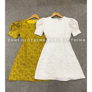 Đầm chữ A tay bồng (ảnh shop tự chụp)