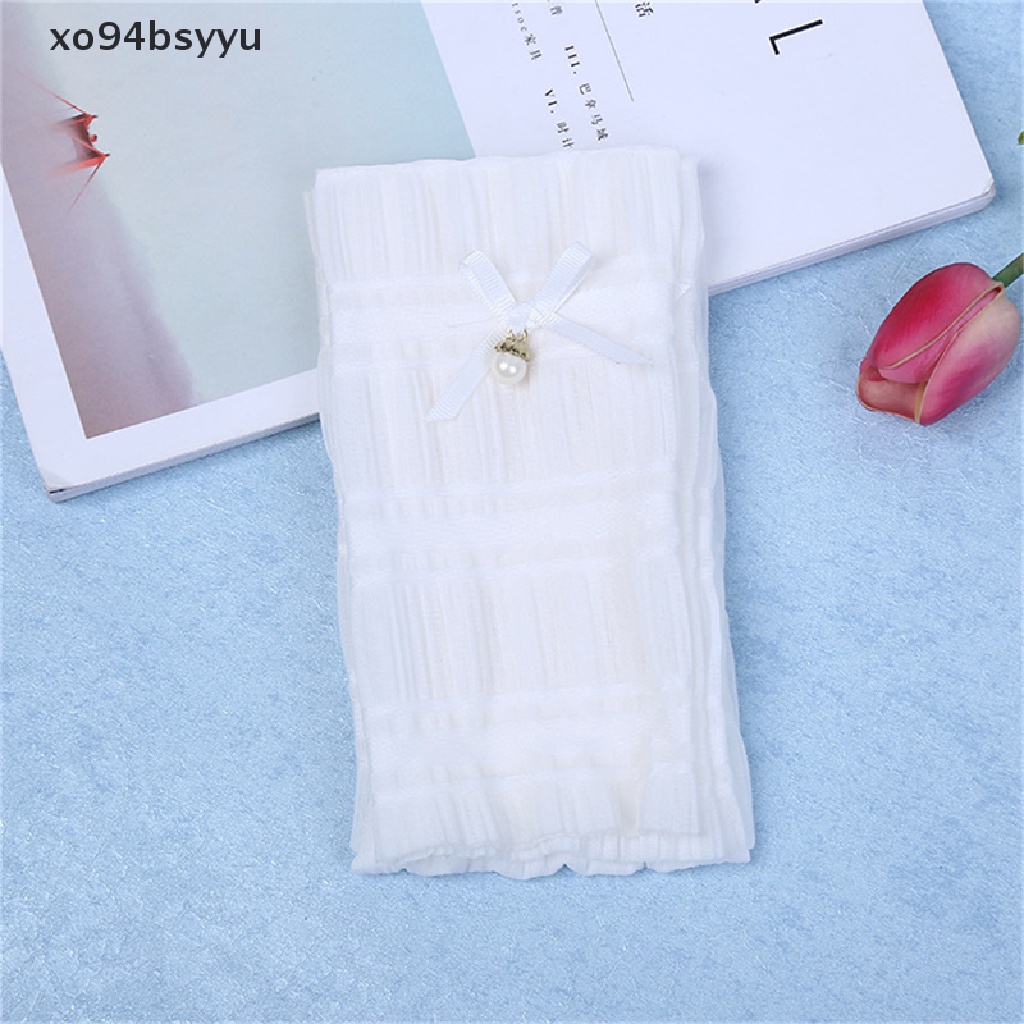 Găng Tay Chống Nắng Xo94Bsyu Bằng Lụa Phối Ren Thời Trang Mùa Hè