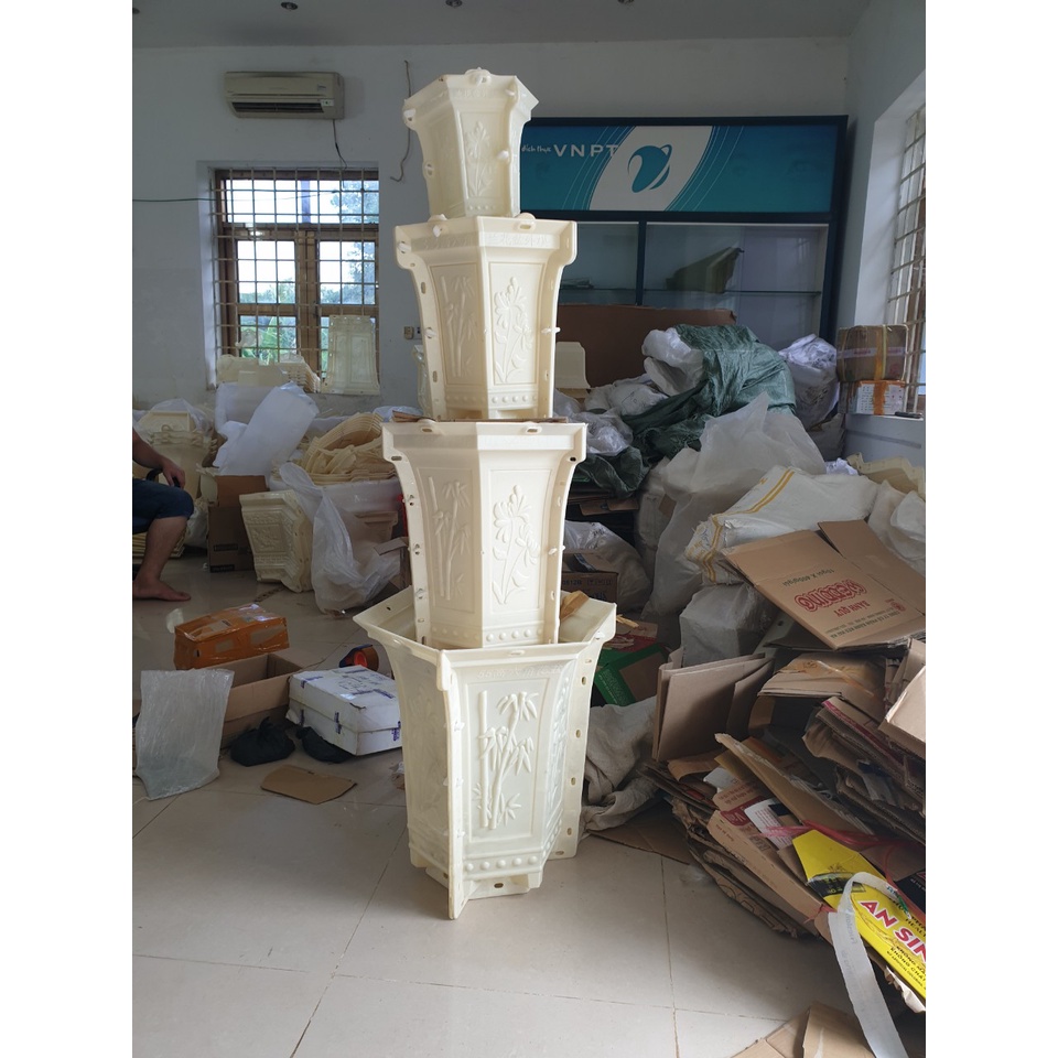 Khuôn đúc chậu lục giác ống 22