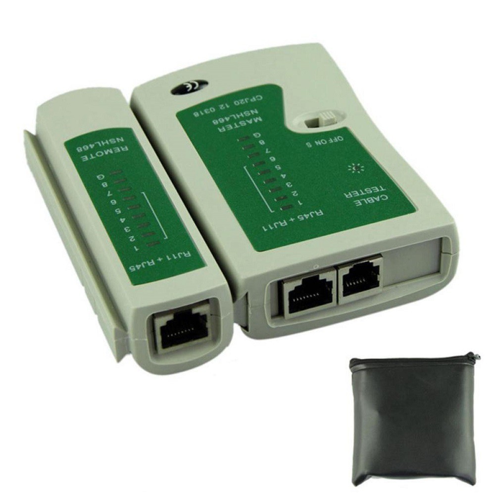 Hộp kiểm tra dây mạng (Xả Kho) Hộp Test Dây Mạng RJ45 _ RJ11 Đa Năng Dễ Sử Dụng Chính Hãng  Đảm Bảo Chất Lượng