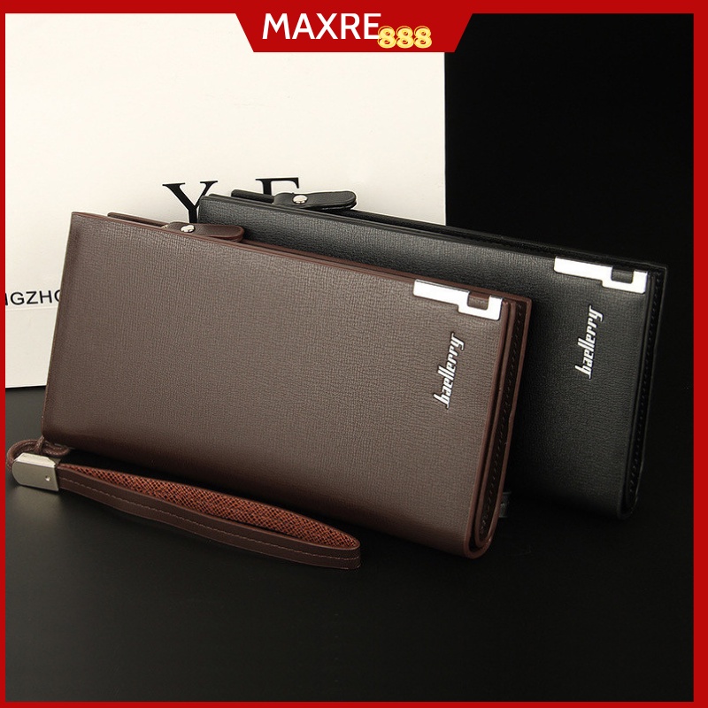 Bóp ví cầm tay nam nữ Baellerry phong cách thời trang sang trọng, cá tính, chất da siêu bền đẹp