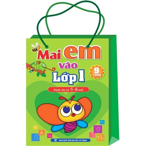 Sách - Mai Em Vào Lớp 1 Dành Cho Trẻ 5-6 Tuổi (Túi 9 Cuốn) - Minh Long