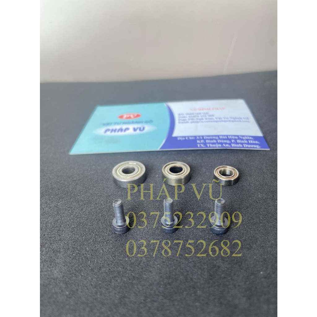 Bạc đạn, vòng bi mũi phay, ốc vặn mũi phay gỗ