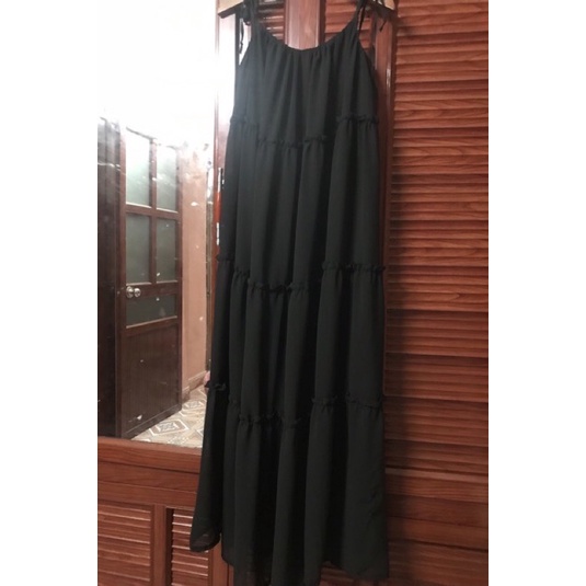 Váy 2 Dây 4 Tầng Nhún Bèo