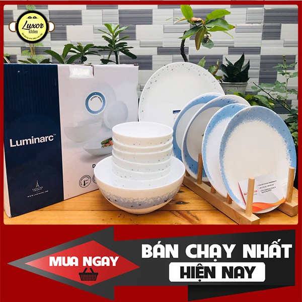 Bộ bàn ăn  thủy tinh Opal kháng vỡ 12 món Luminarc Starry Night