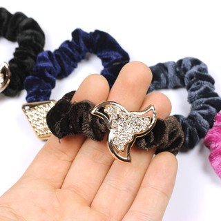 3 chiếc chun buộc tóc nhung đính hạt lấp lánh