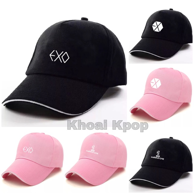 Mũ/Nón lưỡi chai fandom EXO/Wanna One