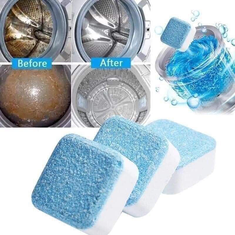 Viên tẩy vệ sinh lồng máy giặt sạch khuẩn