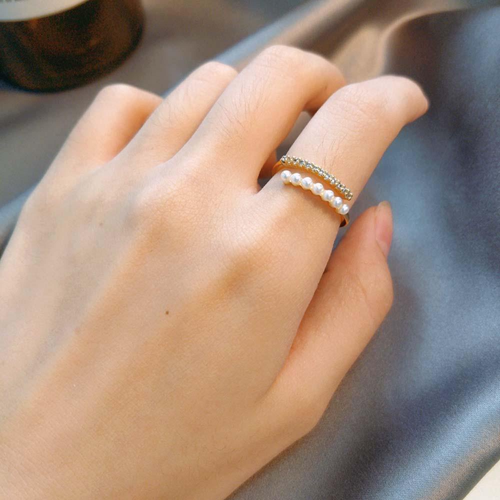 Nhẫn Mở VANES1 Thời Trang Hàn Quốc Cá Tính Cho Nữ