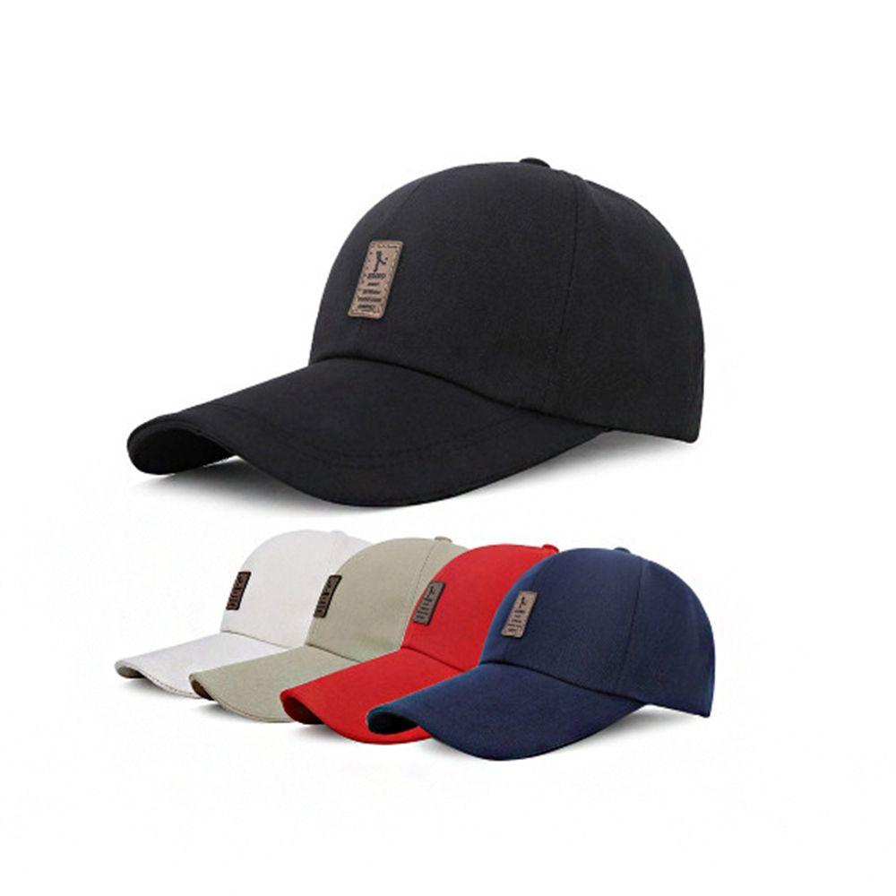 MXGOODS Mũ Lưỡi Trai Da PU Chống Nắng Thiết Kế Đơn Giản Thời Trang Hàn Quốc Cho Nam Nữ